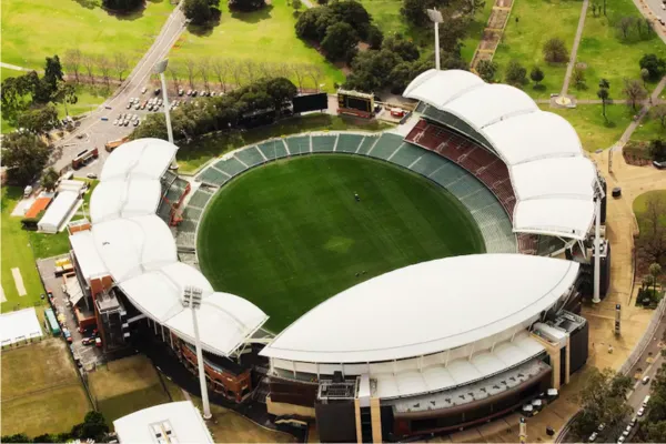 pink ball start in Adelaide Oval Stadium