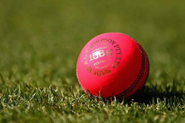 pink test ball