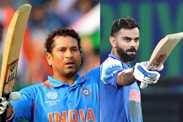 virat Kohli and sachin Tendulkar